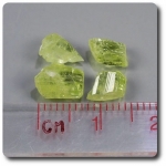 5.20 carats 4 pcs. CRISTAL DE CHRYSOBERYL