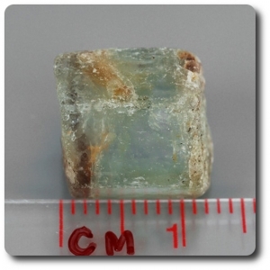 15.2 carats CRISTAL D'AIGUE-MARINE