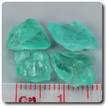 10.87 cts 4 pcs. APATITE CRYSTAL