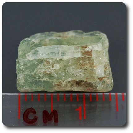 11.04 carats CRISTAL D'AIGUE-MARINE