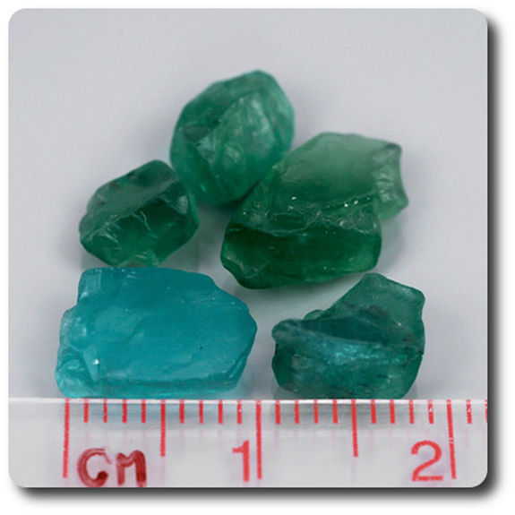 10.55 cts 5 pcs. APATITE CRYSTAL