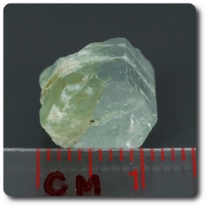 7.7 carats CRISTAL D'AIGUE-MARINE