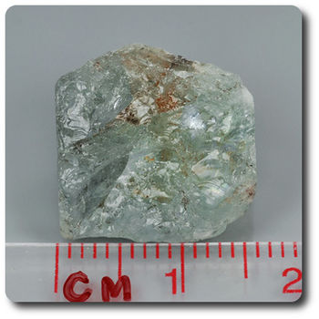 17.65 carats CRISTAL D'AIGUE-MARINE