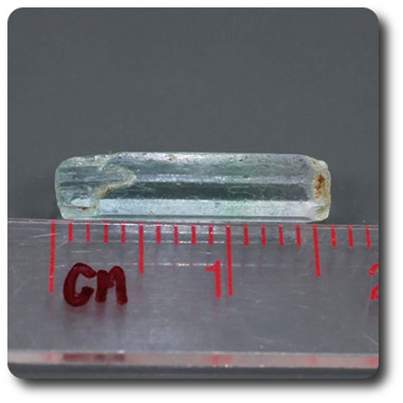 2.16 carats CRISTAL D'AIGUE-MARINE