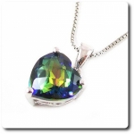 PENDENTIF TOPAZE ARC EN CIEL