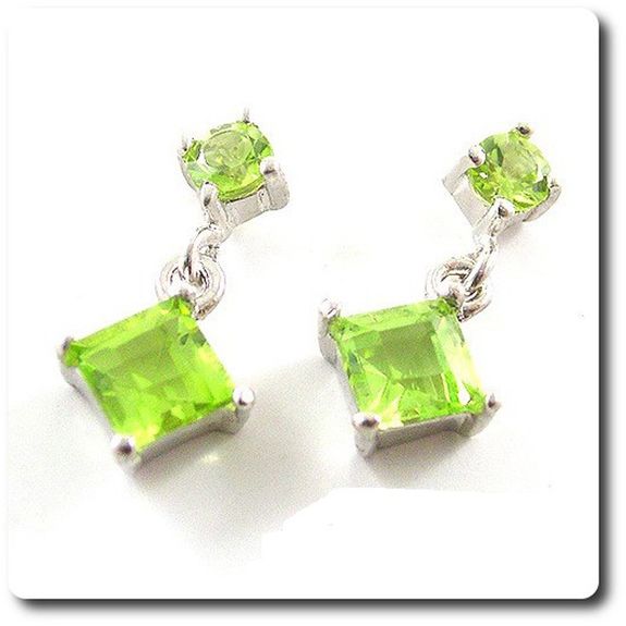BOUCLES D'OREILLE PERIDOT