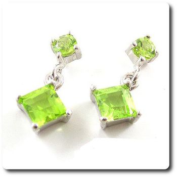BOUCLES D'OREILLE PERIDOT