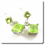 BOUCLES D'OREILLE PERIDOT