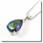 PENDENTIF TOPAZE ARC EN CIEL