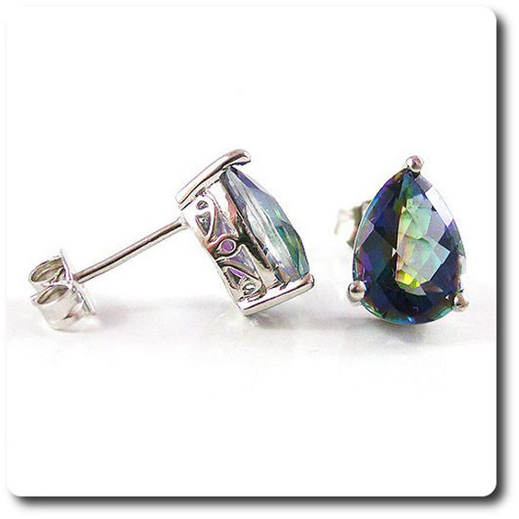 RAINBOW TOPAZ EARRINGS