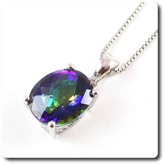 RAINBOW TOPAZ PENDANT