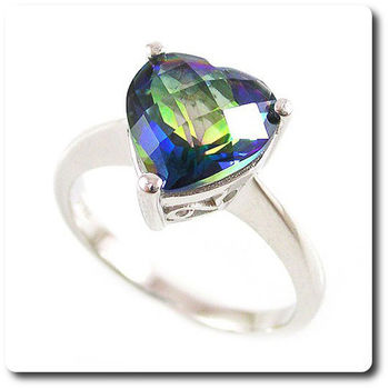 BAGUE TOPAZE ARC EN CIEL