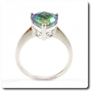 BAGUE TOPAZE ARC EN CIEL