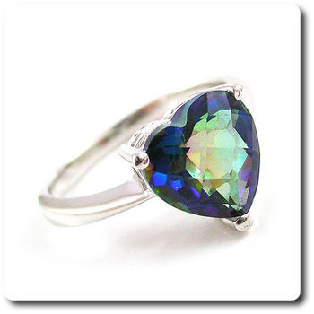 BAGUE TOPAZE ARC EN CIEL