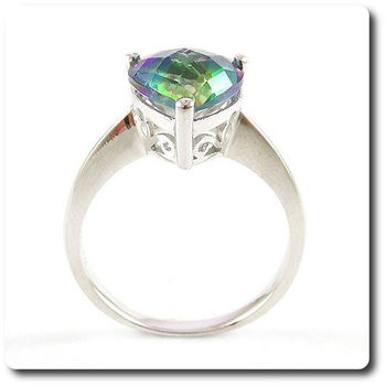 BAGUE TOPAZE ARC EN CIEL