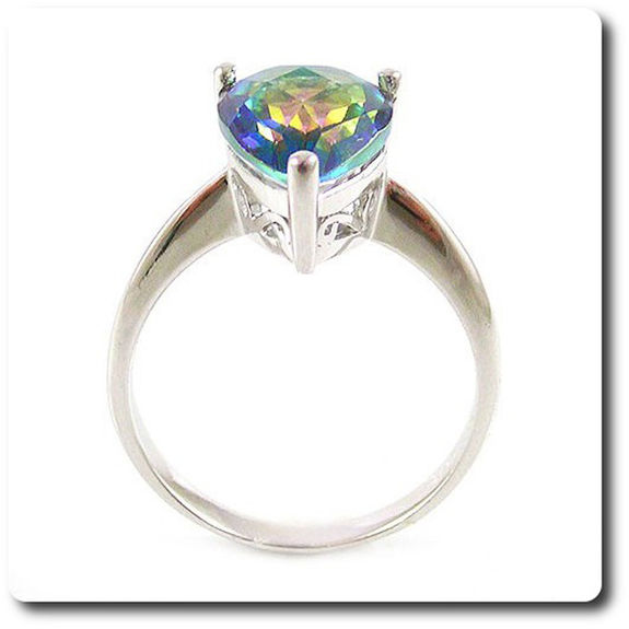 BAGUE TOPAZE ARC EN CIEL