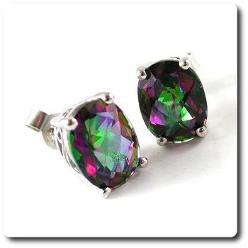BOUCLES D'OREILLE TOPAZE MYSTIC