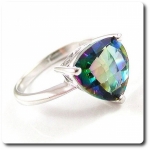 BAGUE TOPAZE ARC EN CIEL