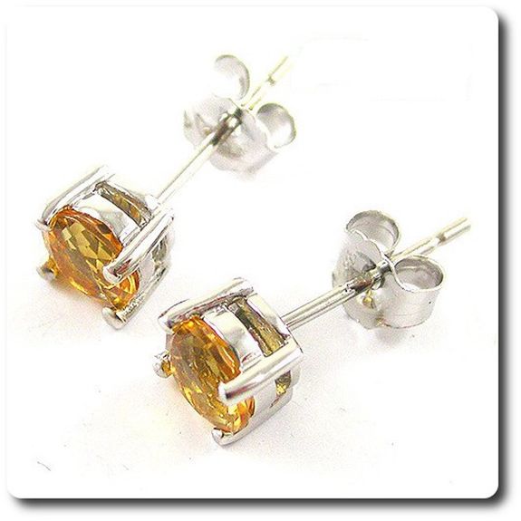 BOUCLES D'OREILLE CITRINE