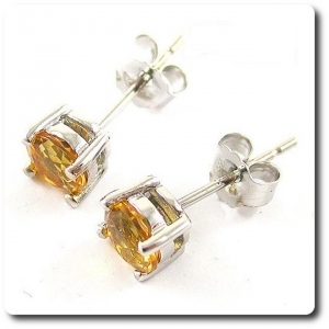 BOUCLES D'OREILLE CITRINE