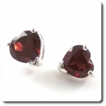 BOUCLES D'OREILLE GRENAT