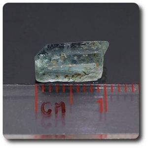 2.53 carats CRISTAL D'AIGUE-MARINE