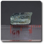 2.53 carats CRISTAL D'AIGUE-MARINE