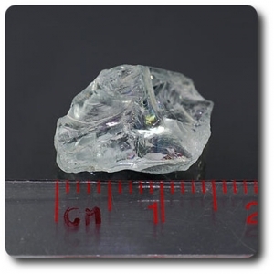 6.4 carats CRISTAL D'AIGUE-MARINE