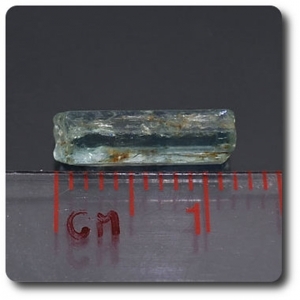 1.60 carats CRISTAL D'AIGUE-MARINE