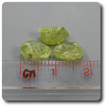 5.13 cts 3 pcs. CHRYSOBERYL CRYSTAL