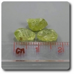 5.13 cts 3 pcs. CHRYSOBERYL CRYSTAL