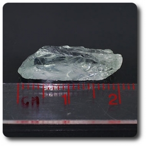 6.18 carats CRISTAL D'AIGUE-MARINE