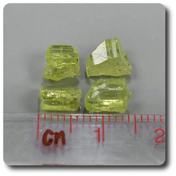 5.19 cts 4 pcs. CHRYSOBERYL CRYSTAL