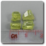 5.19 cts 4 pcs. CHRYSOBERYL CRYSTAL