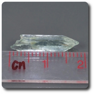 2.02 carats CRISTAL D'AIGUE-MARINE