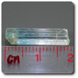 3.42 carats CRISTAL D'AIGUE-MARINE