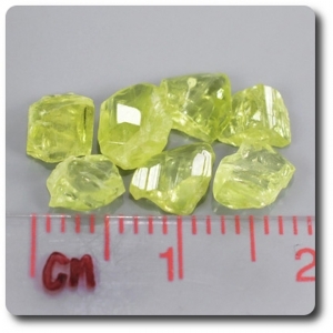 5.02 cts 7 pcs. CHRYSOBERYL CRYSTAL