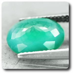 3.20 CT. GREEN AGATE . VVS1