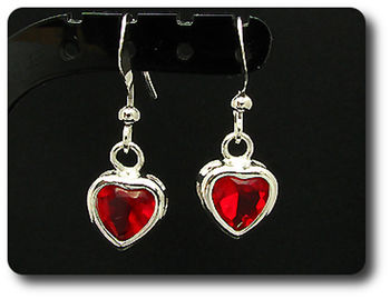 BOUCLES D'OREILLE RUBIS