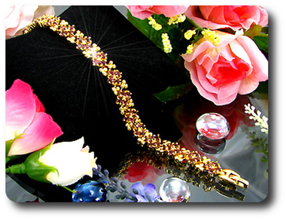 60x3mm Purple Amethyst Bracelet