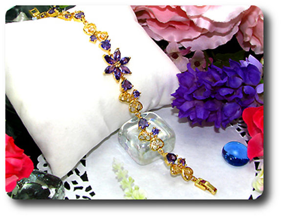 18x4-8mm Purple Amethyst Bracelet