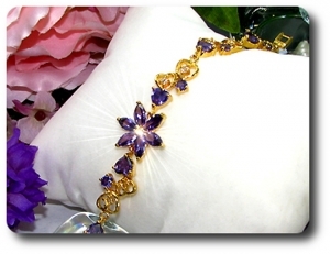 18x4-8mm Purple Amethyst Bracelet