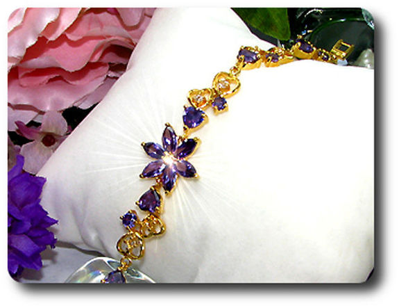 18x4-8mm Purple Amethyst Bracelet