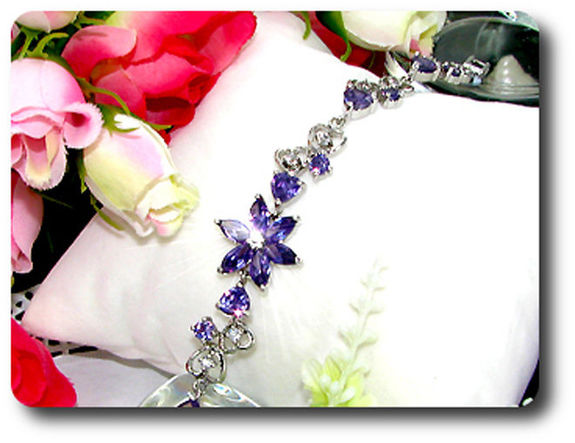 18x4-8mm Purple Amethyst Bracelet