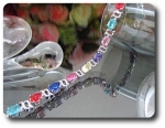 14x7mm Multicolor Topaz Bracelet