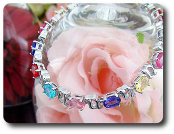 BRACELET TOPAZE MULTICOLORE