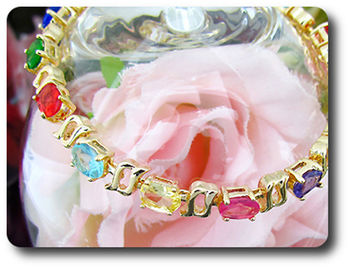 BRACELET TOPAZE MULTICOLORE