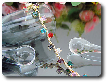 BRACELET TOPAZE MULTICOLORE