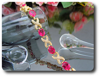 BRACELET SAPHIR ROSE
