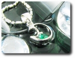 4 mm Green Emerald Pendant
